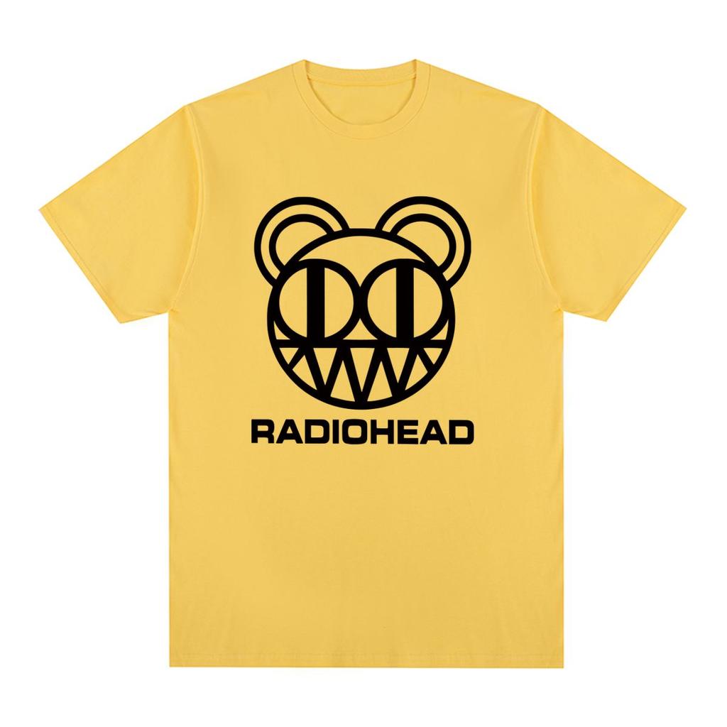 Radiohead Vintage T-shirt Rock n Roll Amnesiac Cotton Men T shirt New Tee Tshirt Womens Tops