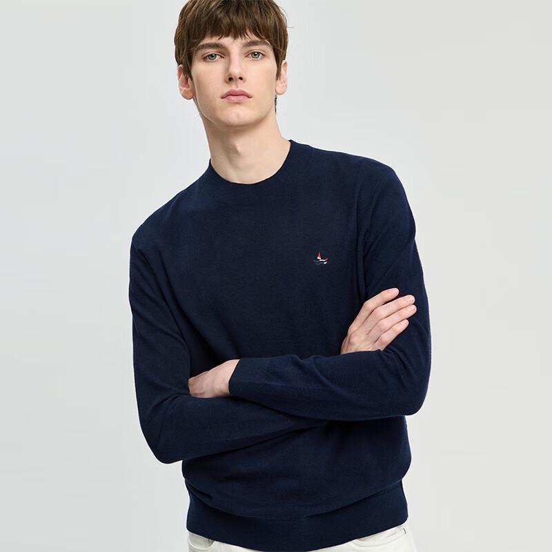 Navigare Men's Thermal Pullover Round Neck Knit Sweater