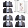 6 Pezzi Piedini di Supporto per Recinto Cancello per Animali Piedini di Supporto Triangolari per Recinto di Isolamento per Animali Accessori di Rinforzo Versatili