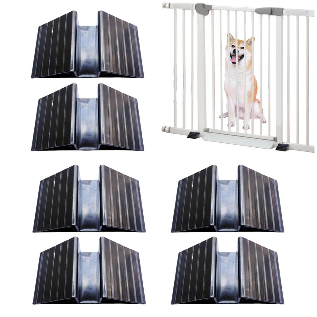 6 Pezzi Piedini di Supporto per Recinto Cancello per Animali Piedini di Supporto Triangolari per Recinto di Isolamento per Animali Accessori di Rinforzo Versatili