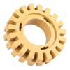 100mm 4in Grinding and Polishing Zigzag Teeth Shape Rubber Wheel Eraser(Shank)