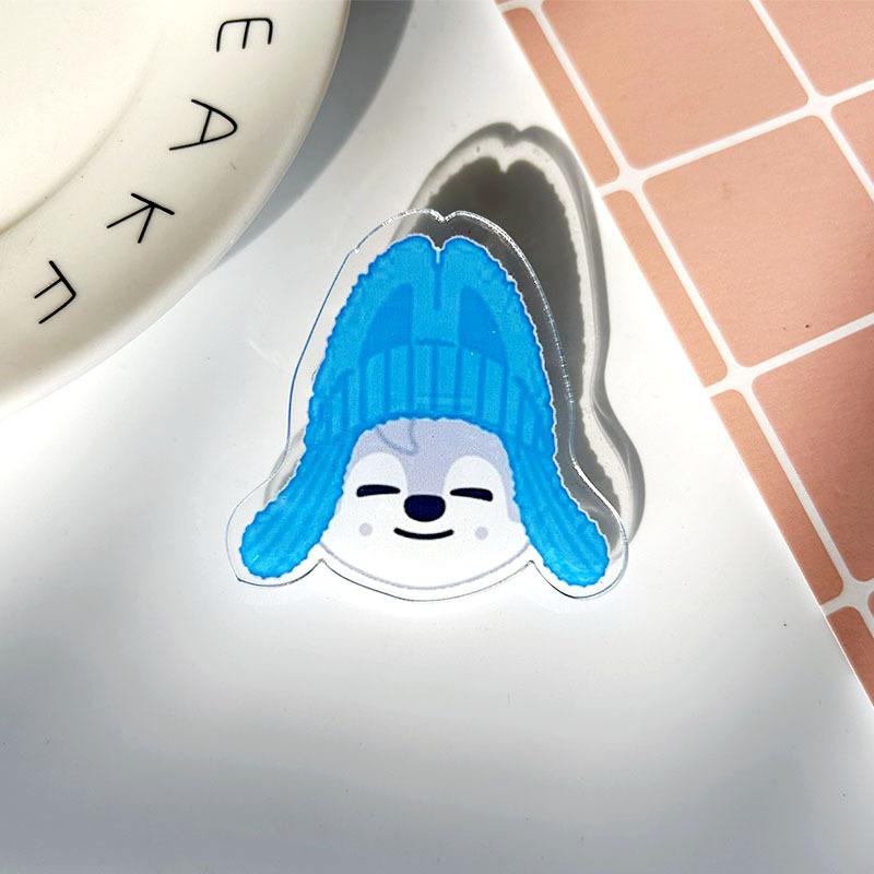 Cartoon Skzoo Acrylic Acrylic Clip Doll Li Longfu Huang Xuanchen Pp Clip Creative Handbag Clip For Stray Children