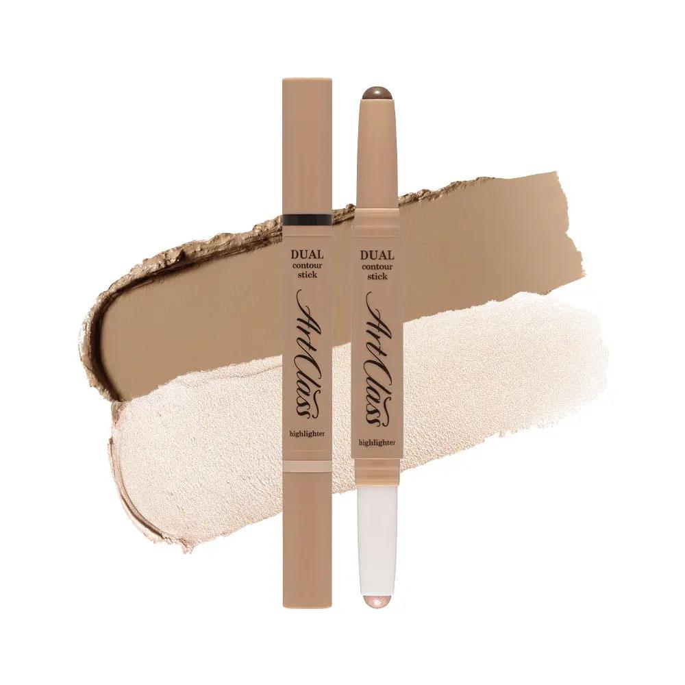 too cool for school Dual Contour & Highlight Stick 01 Warm Duo Cream Shading Makeup Stick 01 Warm Duo