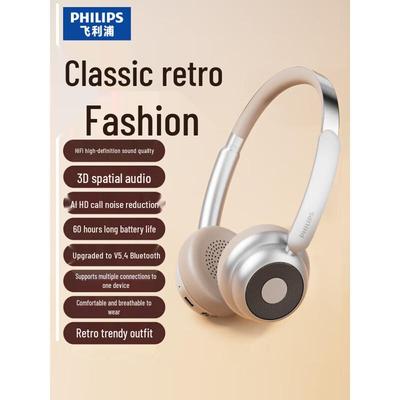 Philips TAH1129 Retro Over-ear Wireless Bluetooth Headset