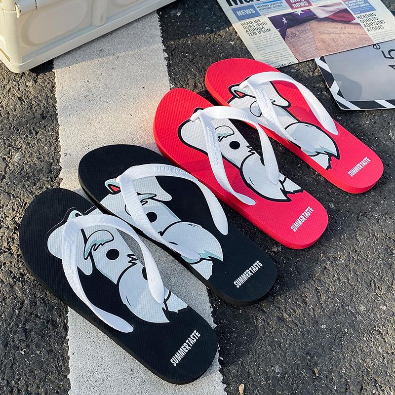 Flip-flops men's summer cool slippers non-slip pinch casual beach shoes personalized outer wear