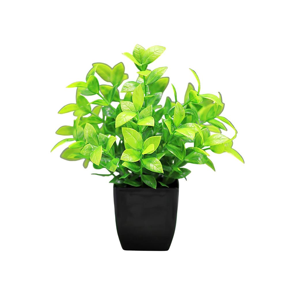 Simulation Green Plant Potted Ornaments Plant Combination Indoor Desktop Ornaments Simulation Artificial Flower Plant Bonsai