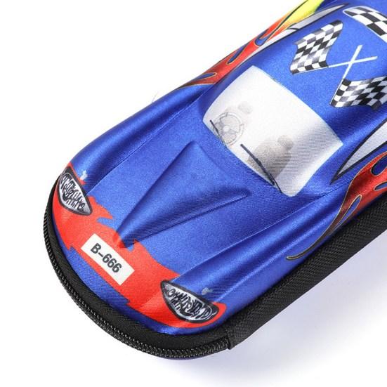 Pudełko na artykuły biurowe Car Styling Otwór mocujący o dużej pojemności Kieszenie siatkowe w kształcie samochodu Etui do przechowywania długopisów Artykuły studenckie