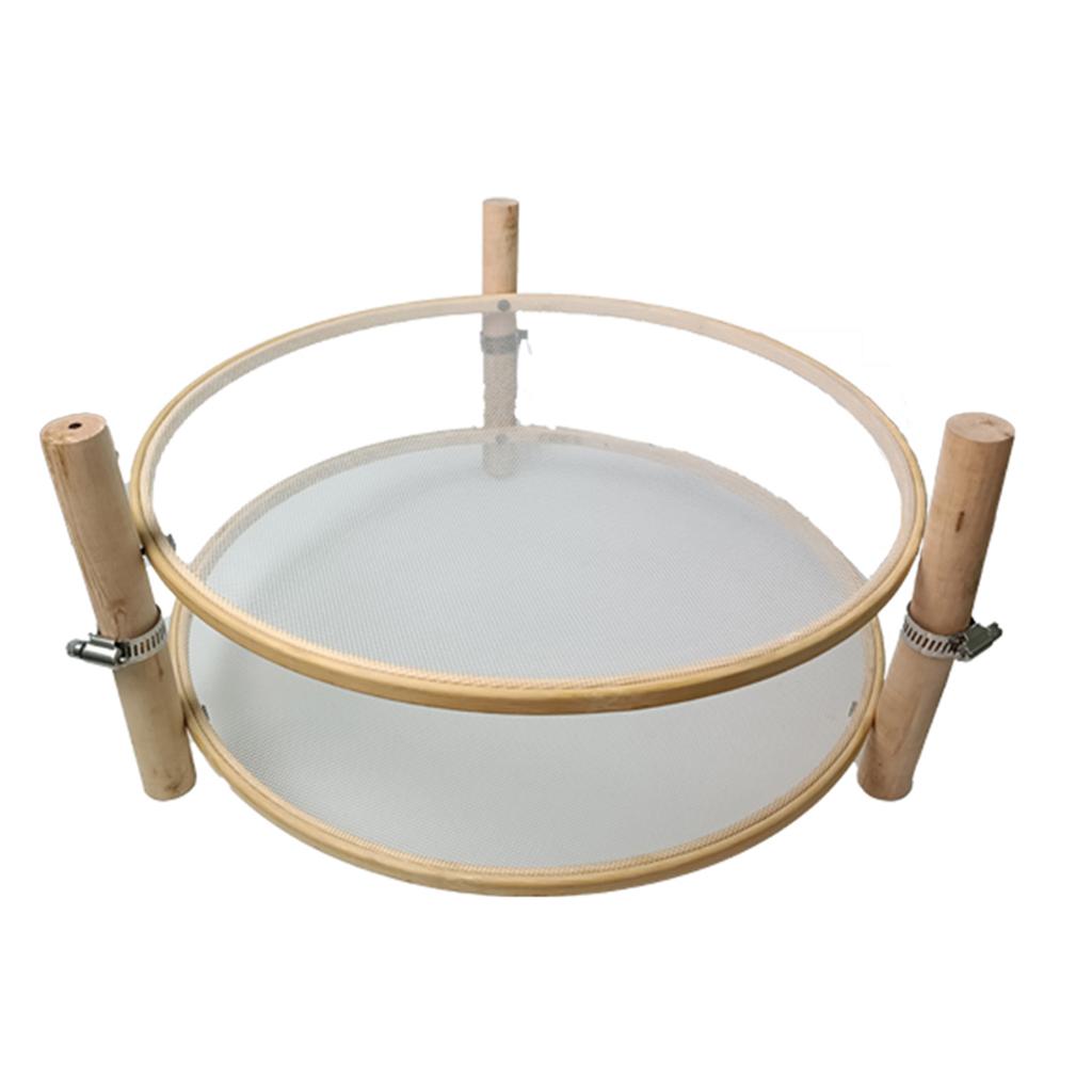 Dry Plate For Pasta Large Capacity Handmade Wood Drying Plate For Home