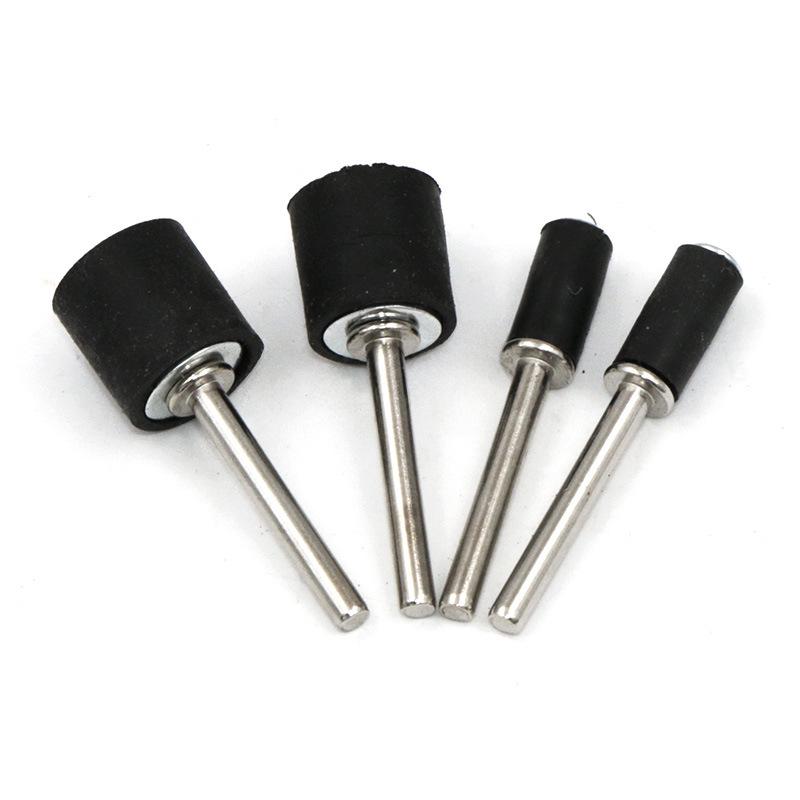 Rubber Wheel Grinding Head for Wood and Metal Polishing