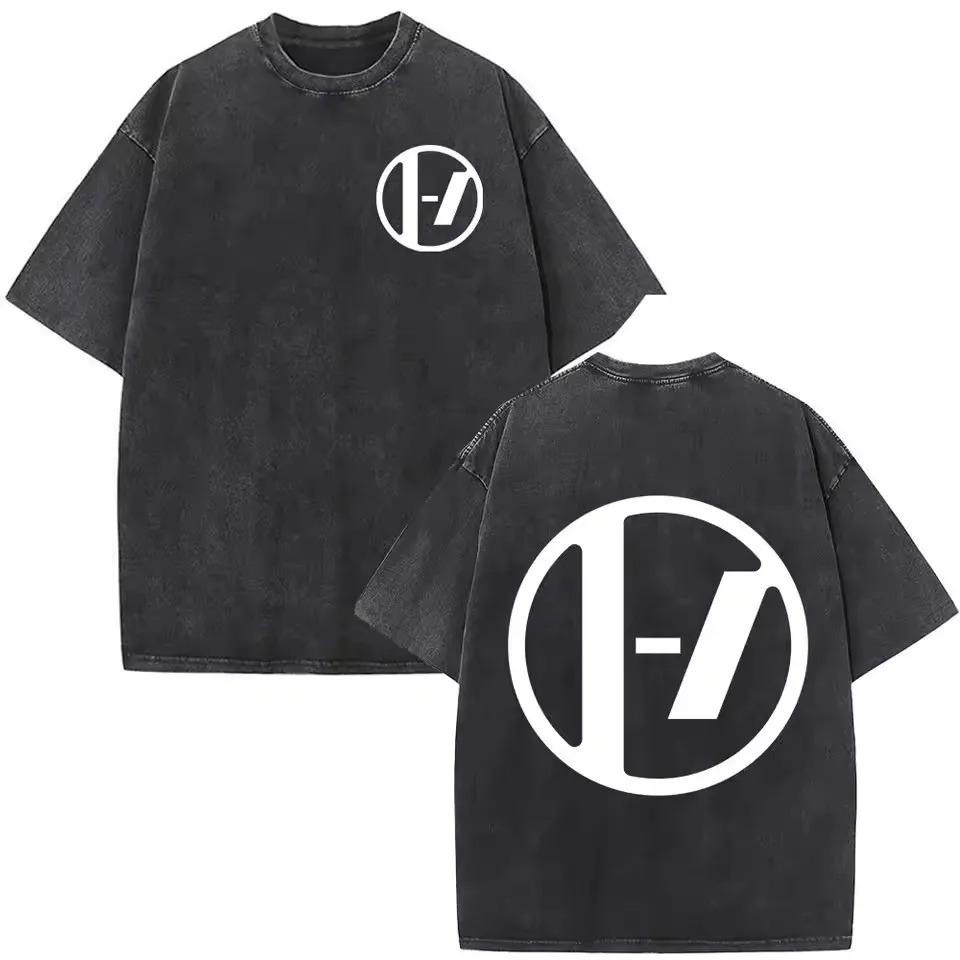 2026 Twenty One Pilots Vintage Washed New Arrival Unisex Clothes Tee Shirt Homme Graphic T-Shirts Unisex Tshirt for Unisex Ropa Hombre