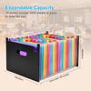 25-Pocket A4 Accordion File Bag - Rainbow Large Capacity Multi-Layer Office Folder Organizer