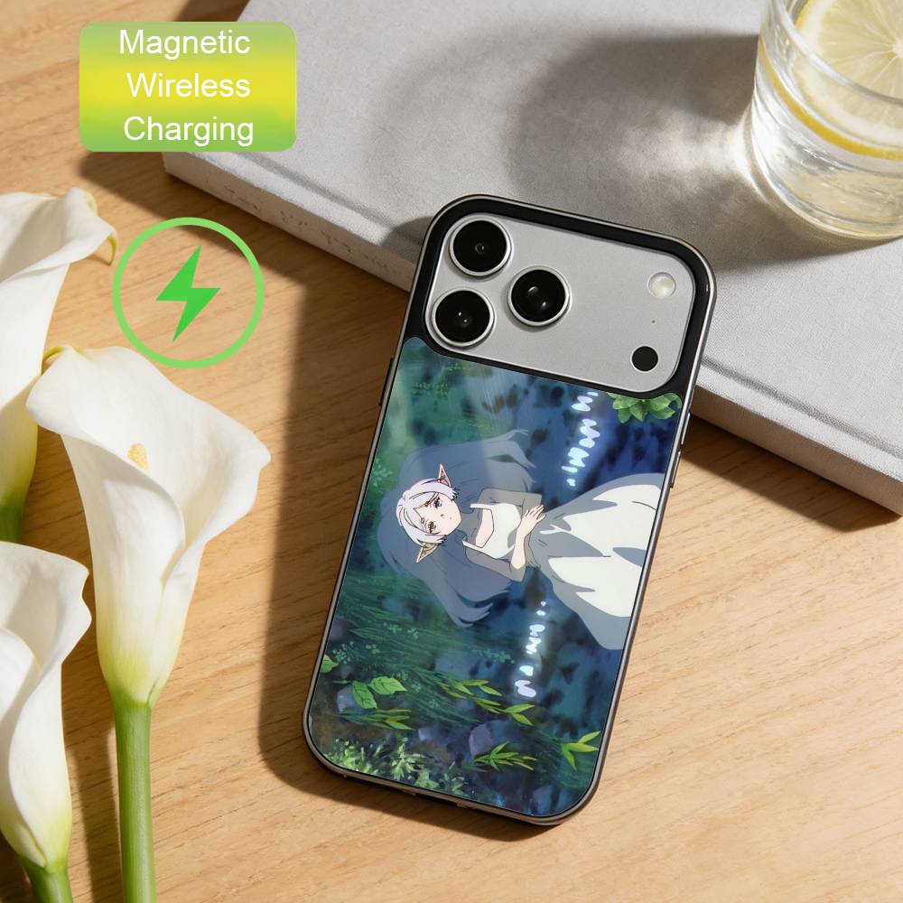 

B-Beyond Journey s End Anime Figure Phone Case For iPhone17,16,15,14,13,12,11 Plus,For Magnetic Wireless Charge Cover iPhone15PRO
