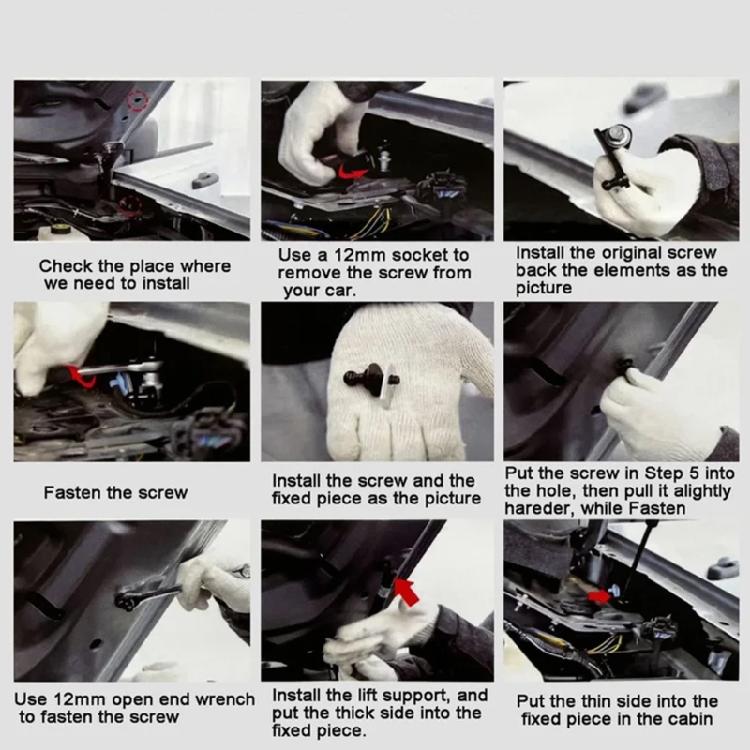 Piston Hidraulic pe Gaz Capotă Mașină Tija de Suport Capotă Motor Lift Piese Auto