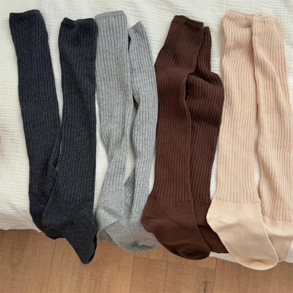 Cotton Women Stockings Warm Thigh Stocking JK Knee High Socks Long Socks