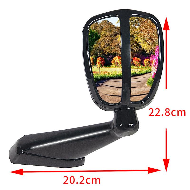 Car Rear View Blind Spot Mirror Adjustable Wide Angle Rearview Mirrors Auto Hood Head Cover Sand Plate Side Rearview Mirror