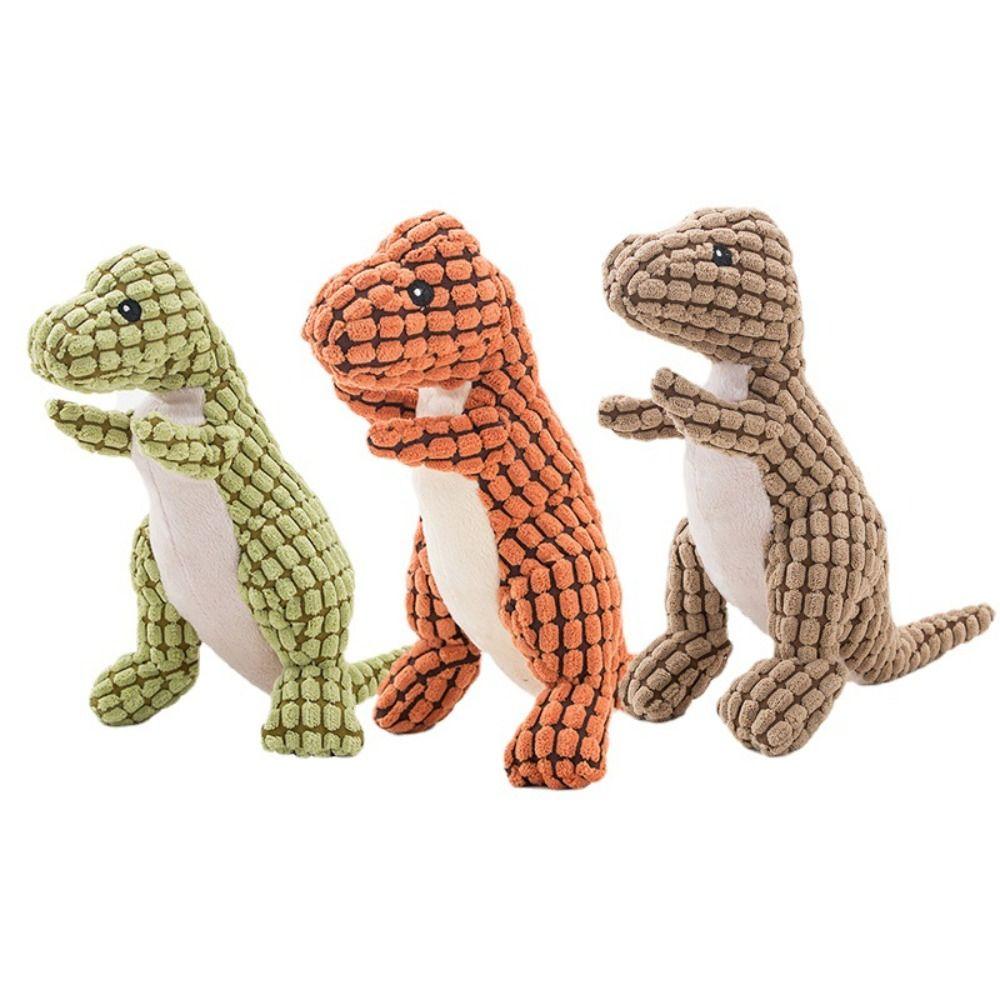 

Durability Cat Pet Supplies Dog Chew Toys Bite Toy Dinosaur Molars Toothbrush