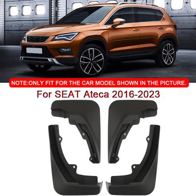 Araba Styling SEAT Ateca 2016-2022 2023 ABS Araba Çamur Flaps Splash Guard Çamurluklar Çamurluklar Ön Arka Çamurluk Oto Aksesuarları