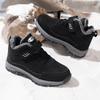 Women's Waterproof Plush Snow Boots - Non-Slip, Wide Fit with Velcro