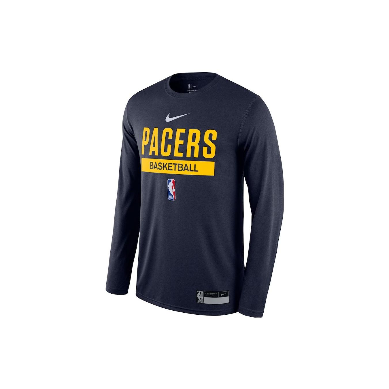 

Nike Indiana Pacers Dri-Fit On-Court Long Sleeve Shooting Shirt Men Tops Navy DR6521-419