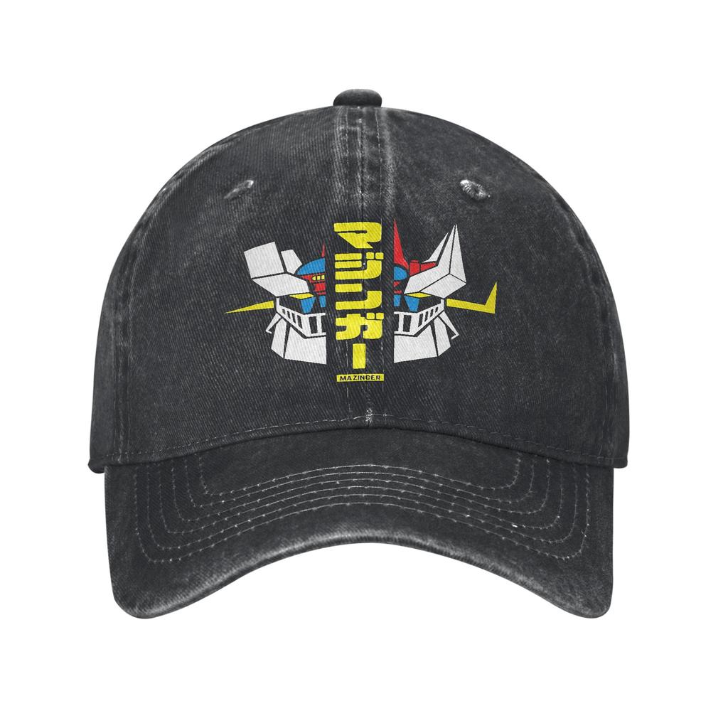 Mazinger Z and Great Mazinger Anime Gift Baseball Caps Peaked Cap Mazinger Z Sun Shade Hats for Unisex
