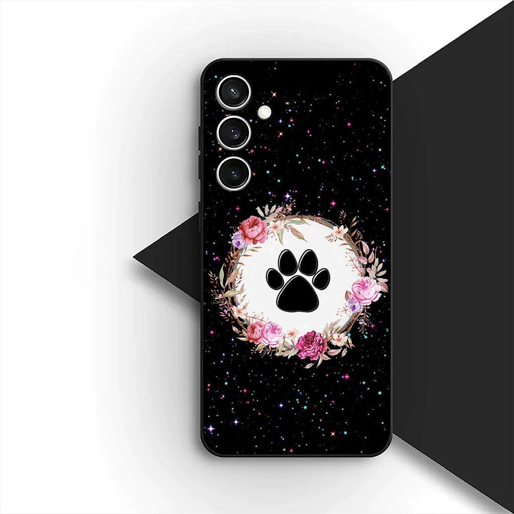 Phone Cover for Motorola Moto G55 G45 G75 G85 G13 Edge 50 30 Fusion 40 NEO Ultra Pro Soft Case Cat Cute Dog Paw Wallpaper