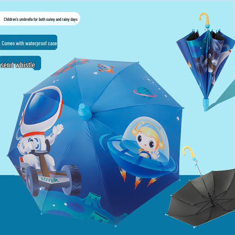 Automatic Cute Children's Umbrella for Students: Girls, Boys, and Kindergarten Kids