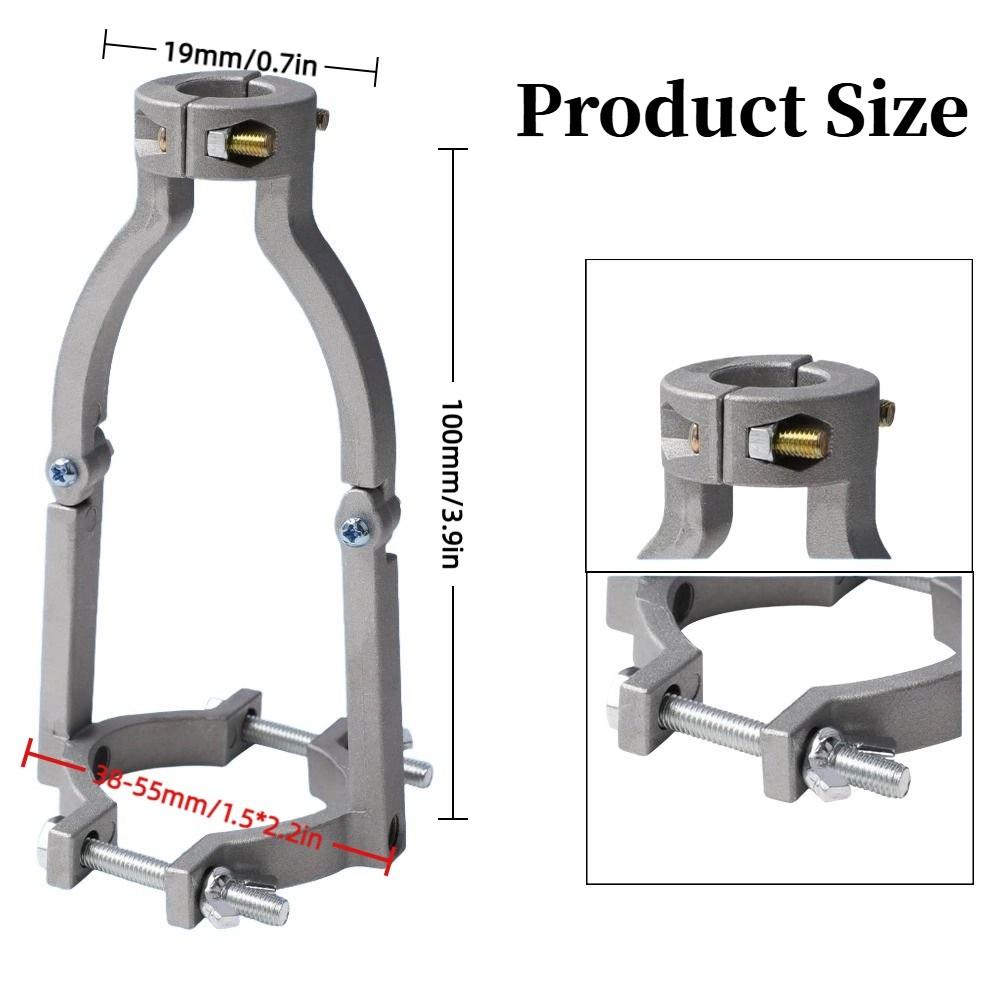 Quick Installation Square Hole Drill Bit Adapter Sturdy Durable Hand Drill Hole Bracket Easy Disassembly Woodworking Drill Tools