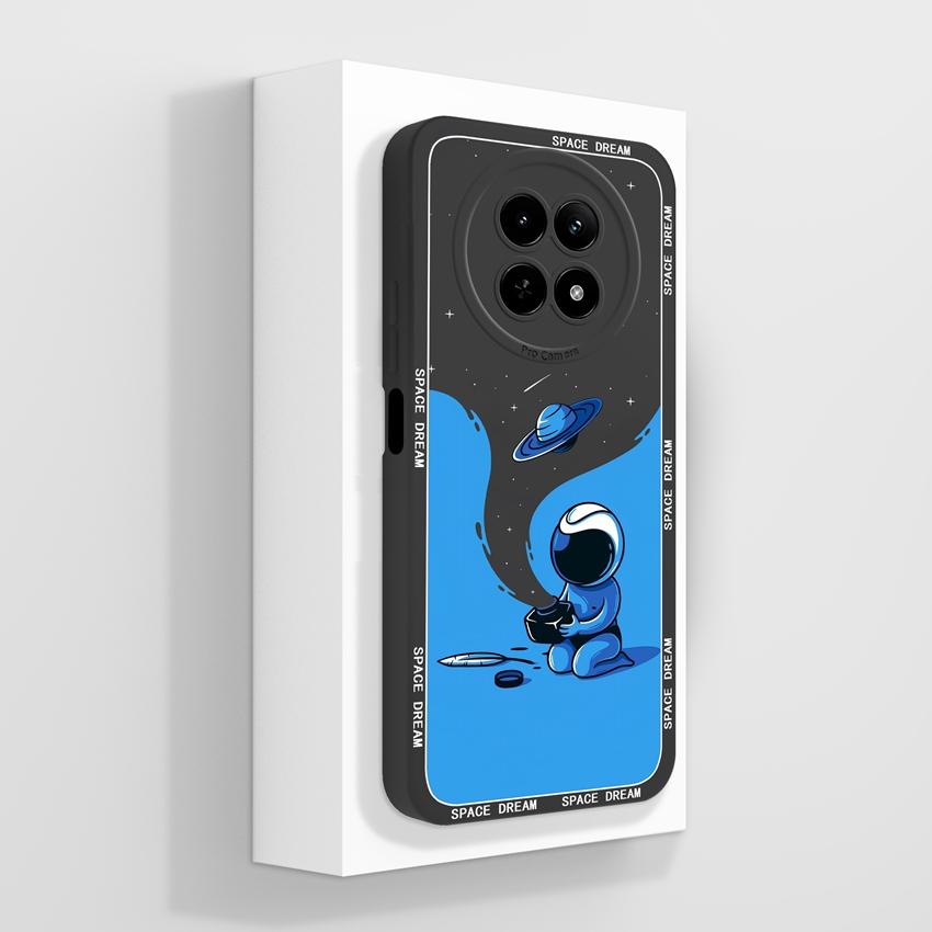 Case For Oppo Realme 12 13 14 P1 P2 Pro 14T 12X Phone Bags Cute Bear Paw Patterns Liquid Silicone Upgraded Dustproof Protective Shell For Oppo Housing