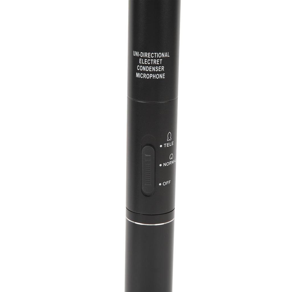 TOPINCN XLR Shotgun Condenser Microphone Mini TV News Reporter Interview Microphone DSLR Camera