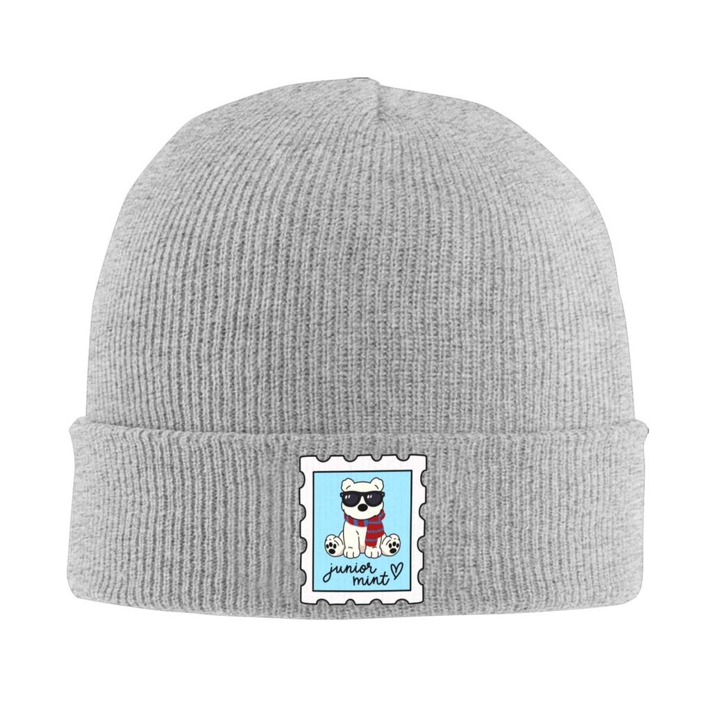 Team Conrad Junior Mint Bear Warme Strickmütze Winter Strickmütze Beanie Hip Hop Kappen für Unisex