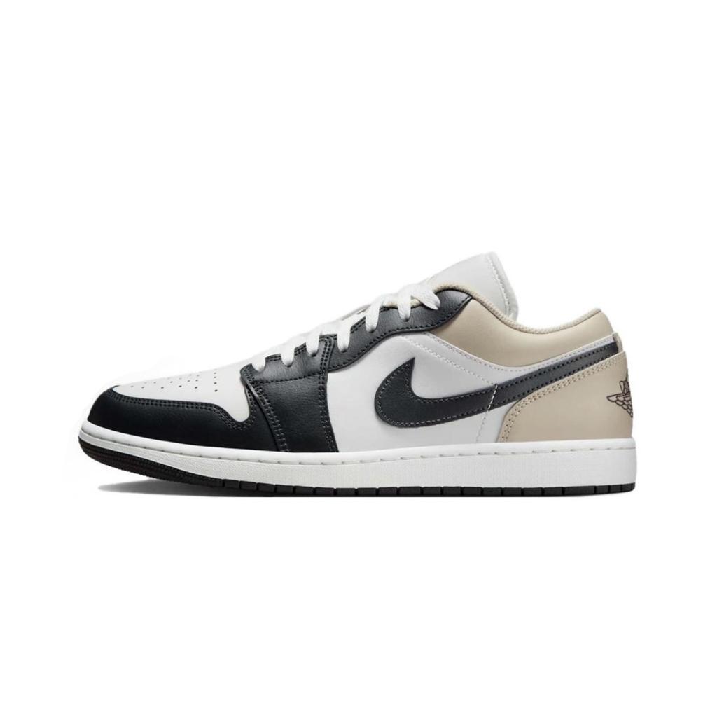 Jordan Air Jordan 1 Gold Sagittarius Abrasion Resistant Low top Vintage Basketball Shoes Men's White Gold 553558-153(Team1142-1)