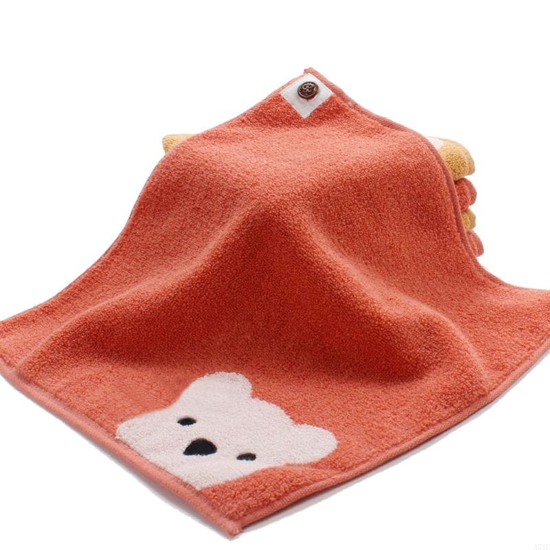 

Детские мочалки из муслина A5YC с прочной впитывающей способностью, подвешиваемые хлопковые полотенца для лица красный