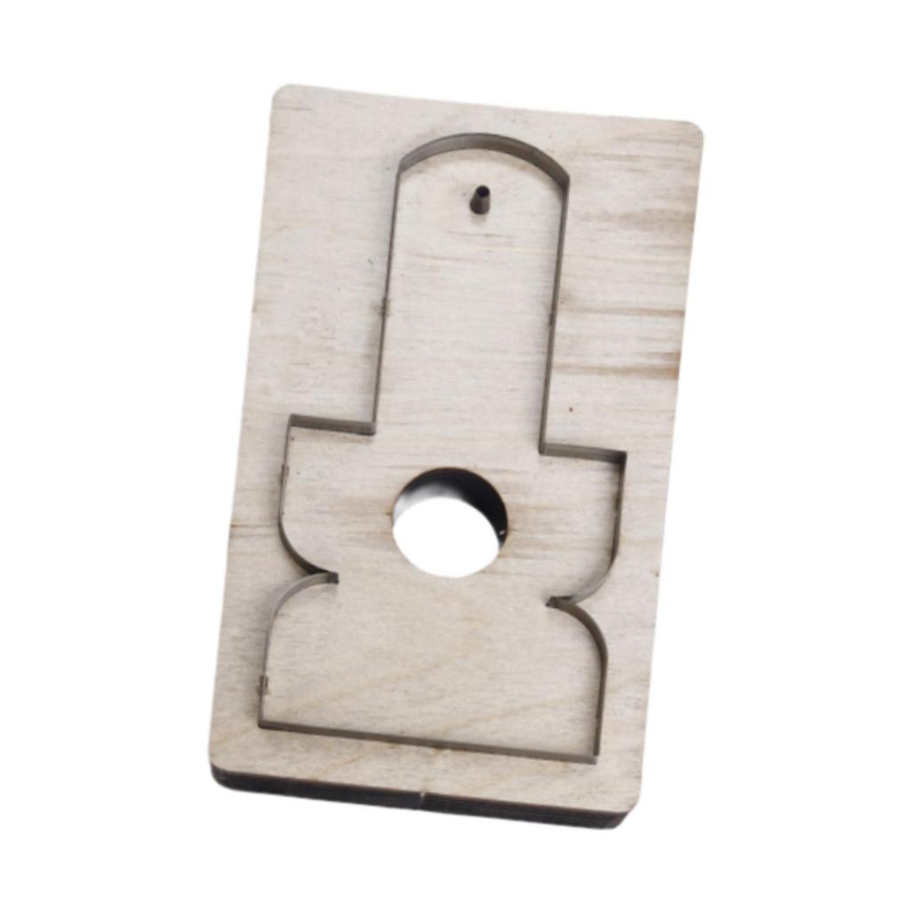 Leather Cut Die Handcraft Cutting Stencil Easy Carrying Leather Plate Knife Die for Tailor Beginner Househld Studio Devices
