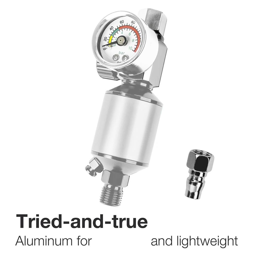 Air Regulator Air Filter Spray Gun Air Regulator Gauge Air Spray In-Line Water Trap Filter Paint Spray Gun Regulator
