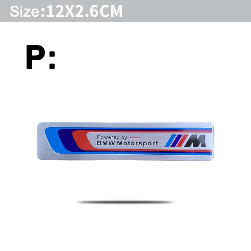 Sticker Emblemi Styling Auto Lega di Alluminio Parafango Auto Bagagliaio Stemmi Per BMW M E46 E90 E60 F30 F10 E39 E36 F20 G30 /Valvole Pneumatici Auto