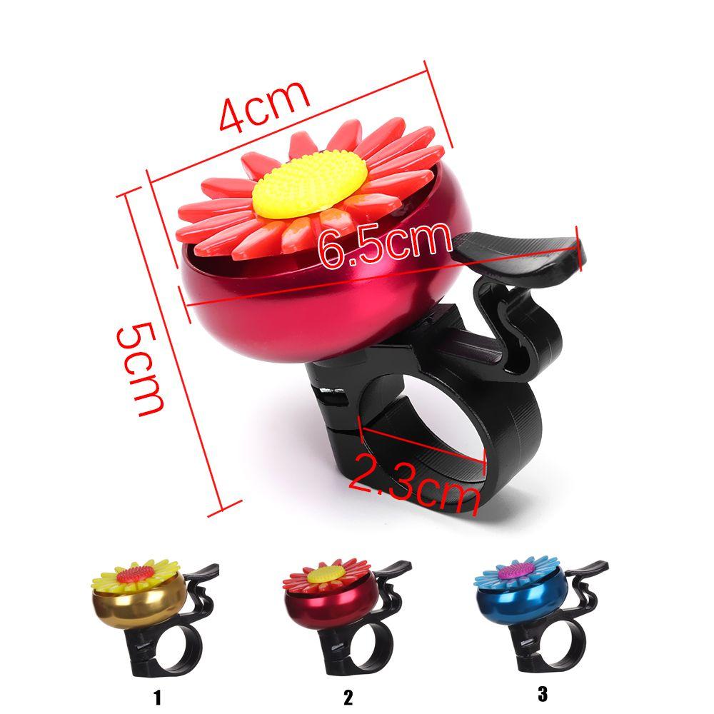Kids Funny Bicycle Bell Horns Bike Daisy Flower Children Girls Safety Cycling Ring Alarm for Handlebars Multicolor Bicycle Bell