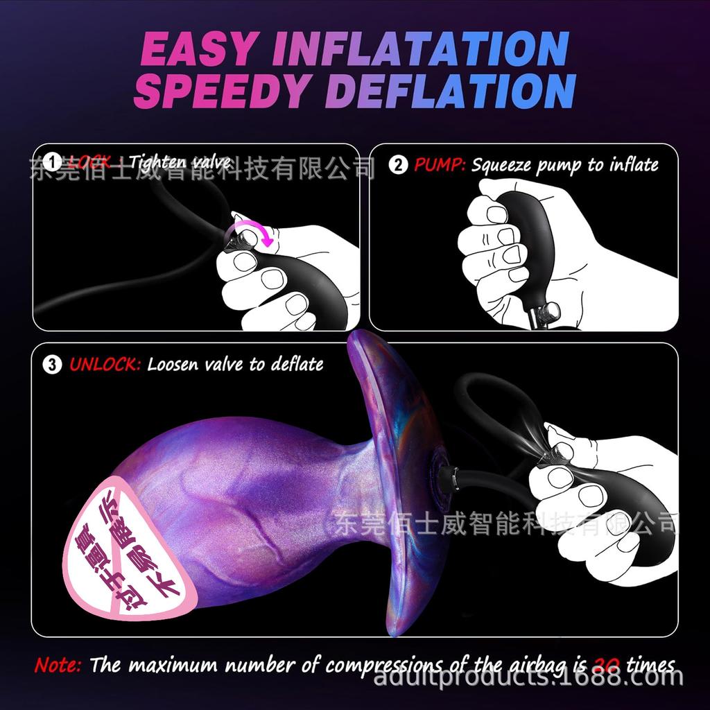 Vibration Shaped Dildo Wearable Outdoor Anal Plug Simulation Explosive Muscle Fist Training Anal Expansion SM Vibration Toy