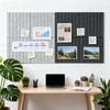6pcs 30*30cm Felt Display Board Vertical Stripe Wall Sticker