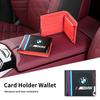 BAAK1 2025 Hot Card Holder Men Wallets Rfid Black Carbon Fiber Leather Wallet Gifts For BMW E46 E90 E60 F10 E39 F30 E36 F20 E87 E90 E7
