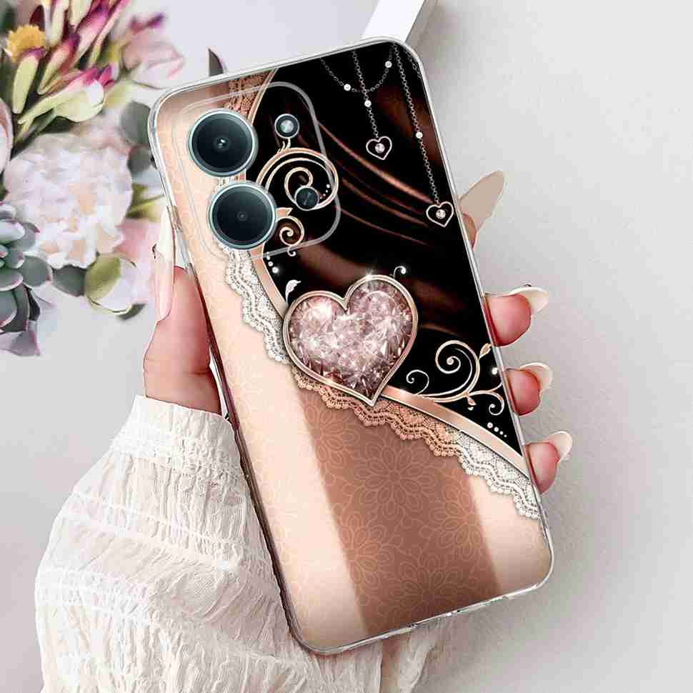 For Xiaomi Redmi 15C 4G 25078RA3EA Case New Butterfly Cute Cat Soft Silicone TPU Cover For Redmi 15C 15c 4G 6.9" Phone Casing
