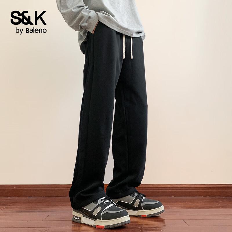 Pantalon de survêtement Baleno Série S&K Coupe décontractée Jambe droite pour homme
