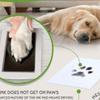 1pc Pet Folding Memorial Photo Frame with 1pc Ink Pad A Non-Contact Ink Pad with A Pet Paw Print Kit
