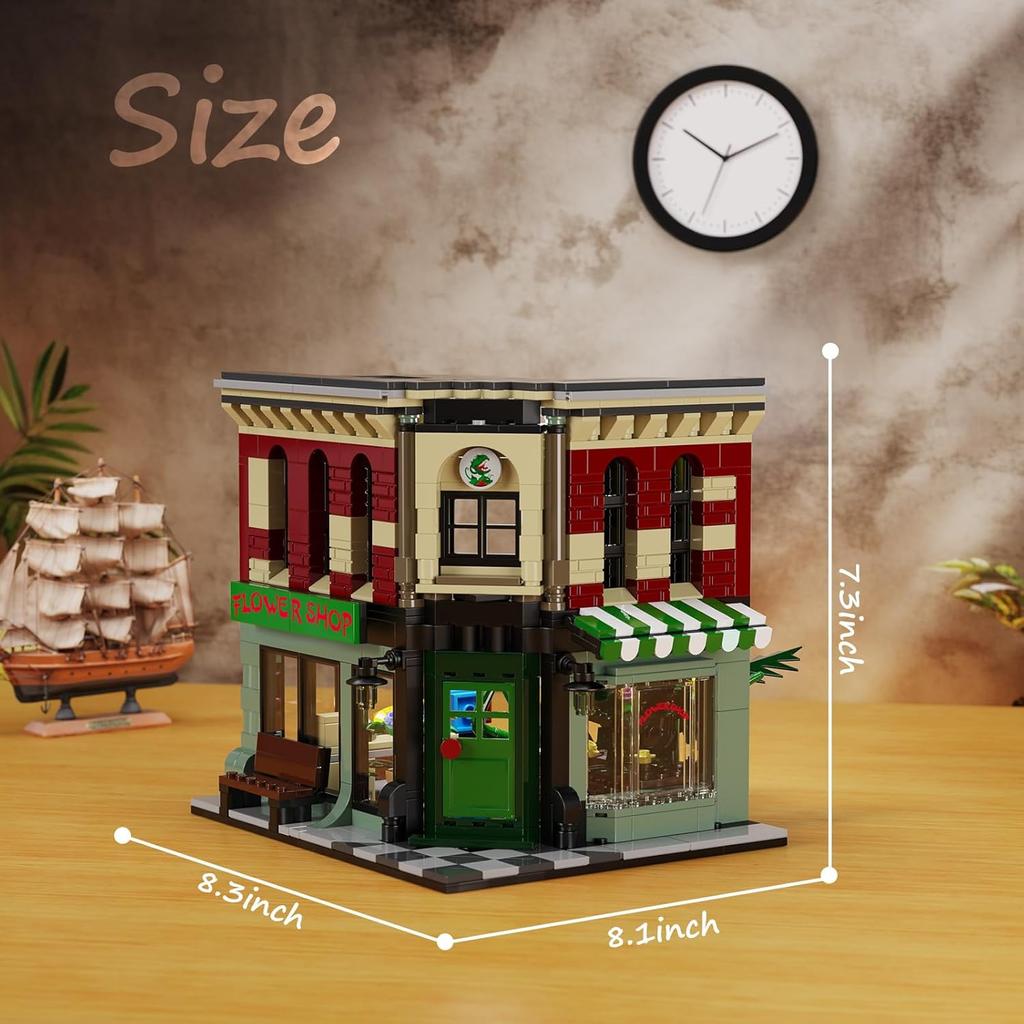 Ungiftiger Audrey 2 Piranha-Pflanze Haus Bauklötze Set Horror Shop Piranha-Blume Bausatz Kreative Spielzeug Set Weihnachten Geburtstag Geschenk Für Kinder