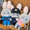 Originální plyšové hračky Zootopia2 Králík Judy Lišák Nick Ovce Tajemný starosta Figurka Anime Hračky Sbírka Vánoční dárky