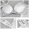 European and American Plus Size Lace Sexy Bra Set Ladies Fashion Gathering Underwear Skin-friendly Breathable Underwear