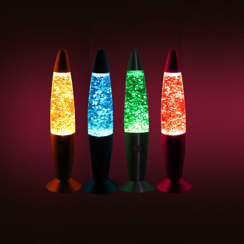 Soothing Lava Motion Lamp Relaxing Glitter Liquid Wax Light Novelty New Gift