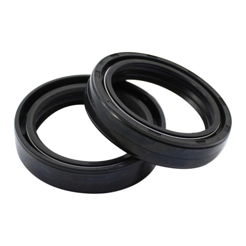 Tool Free Installation Motorcycle Front Fork Oil Seal Set with Spring Loaded Lip and Dust Guard For 125-250cc Various Models