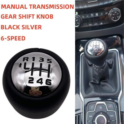 Manual 6 Speed Gear Shift Knob Shifter Black For Peugeot 508 2010-2018 For Citroen C4 Picasso II Accessories 2403.GY 2403GY