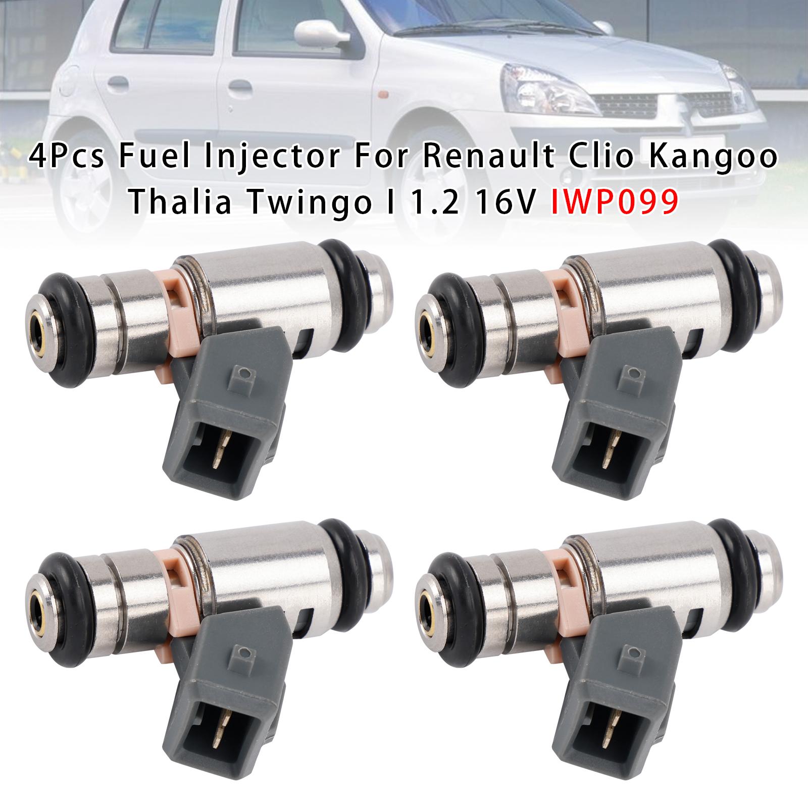 

4Pcs Fuel Injector For Renault Clio Kangoo Thalia Twingo I 1.2 16V IWP099