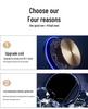 15W Round Mirror Surface Wireless Charger for iPhone 8-16: Cool, Low-Temperature Charging